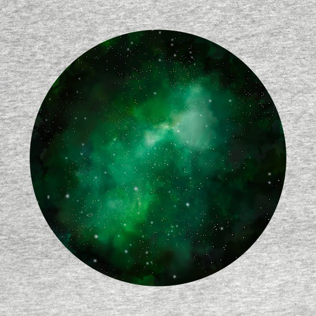 Green galaxy by RosanneCreates